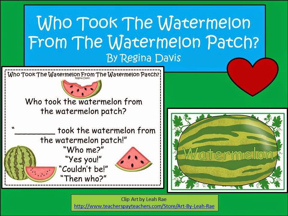 http://www.teacherspayteachers.com/Product/A-FREEBIE-Who-Took-The-Watermelon-From-The-Watermelon-Patch-Game-1254579