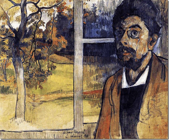 1888 Charles Laval  Self Portrait  Oil on canvas 50x60 cm Amsterdam, Van Gogh Museum