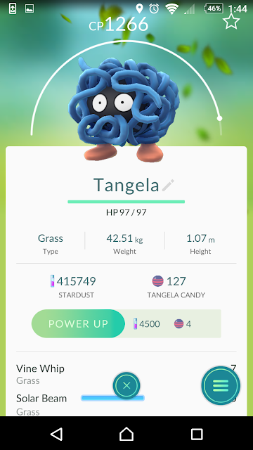 蔓藤怪 Tangela 配招最佳技能 - Pokemon GO寶可夢