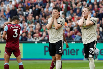 Hasil Pertandingan West Ham Vs Manchester United Berakhir  Dengan Skor Akhir 2-0