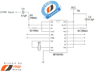  Pada project kali ini aku sedang menciptakan sebuah rangkaian yang berfungsi untuk mengendal Rangkaian Remot Perangkat Elektronik memakai DTMF CM8870 Tanpa Microcontroller