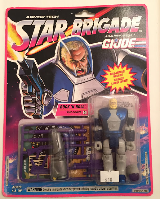 1993 Star Brigade Rock and Roll, MOC, Armor Tech, Carded