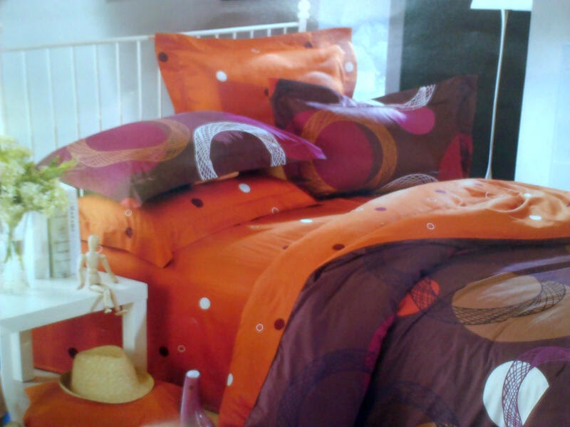 Sprei Jepang Motif Coklat