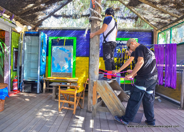 gearing up at Zulu Bungy