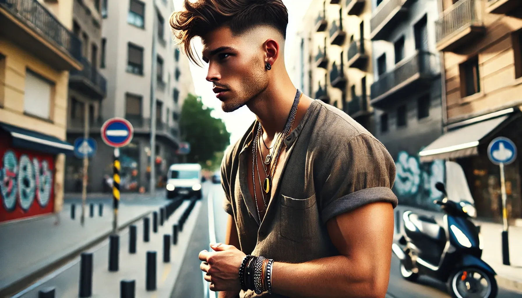 disconnected undercut fade haircut