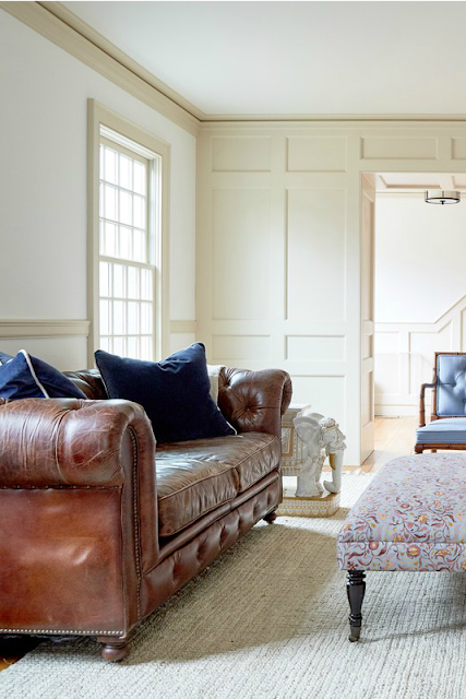 Before image of redesign of modern farmhouse living room by One Kings Lane - found on Hello Lovely Studio