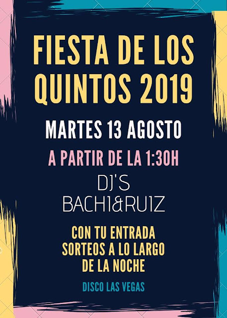 RESTAURATE LAS VEGAS, FIESTA DE LOS QUINTOS.2019