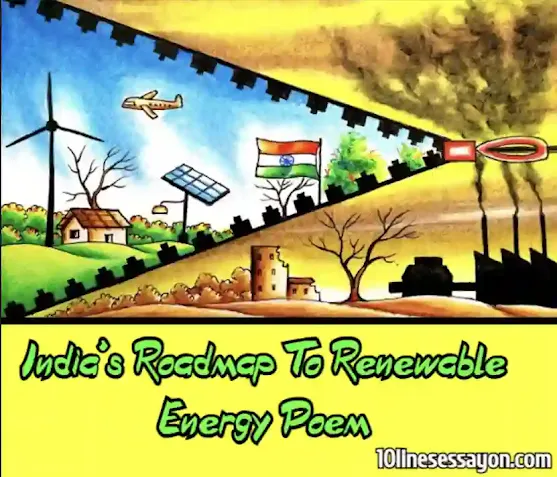 India's Roadmap To Renewable Energy Poem