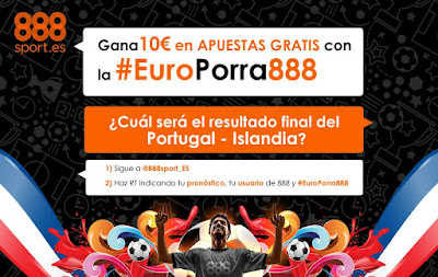 888sport europorra888 twitter Portugal vs Islandia 14 junio