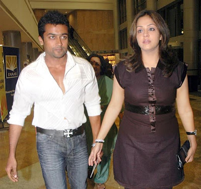 After the marriage of actor Suriya with actress Jyothika there was a 