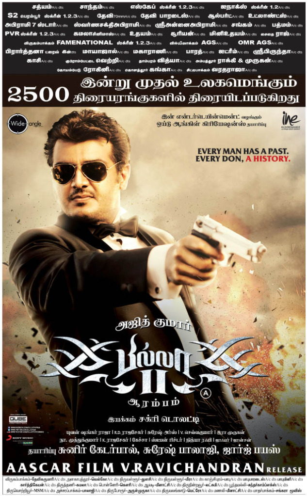 Billa 2 (2012) Tamil Movie New DVDScr Xvid 1CDRip 700MB