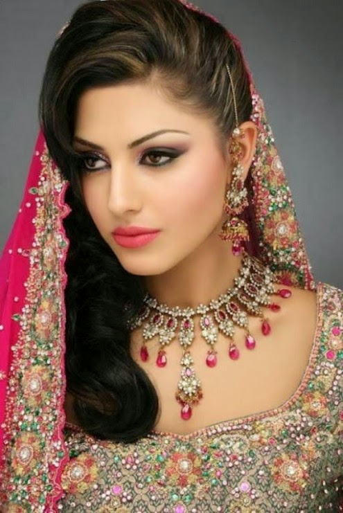 Exclusive Pakistani & Indian Hairstyle 2014 for Bridal 