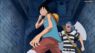 ワンピースアニメ インペルダウン編 425話 ルフィ バギー Luffy Buggy | ONE PIECE Episode 425