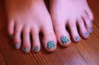 Green Toe Nails Color