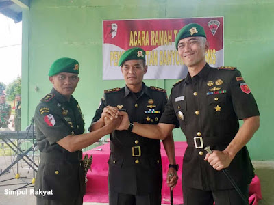 Edwin Charles Gantikkan Beny Asman Pimpin Yonif 734/Satria Nusa Samudra (SNS)