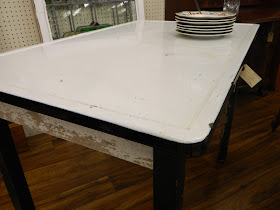 vintage metal table