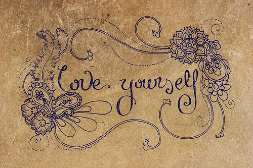 love yourself tattoo. love yourself first tattoo.