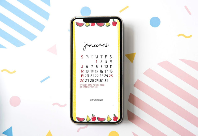 Free Printable Calendar 2020