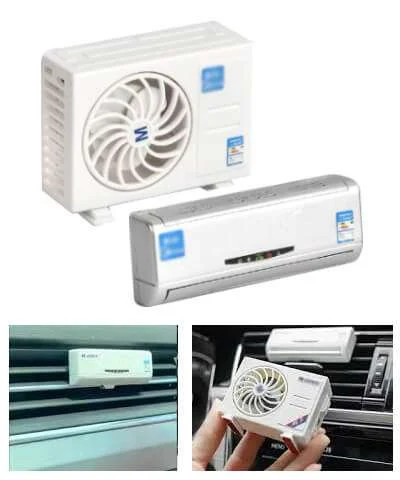 AC Style Solar Car Perfume Accessories for Cars