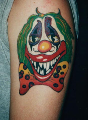 Clown Tattoo 2 by ~RightInTwo on deviantART. Clown Tattoos