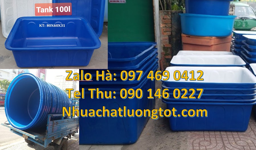 nhựa - Thùng chữ nhật 2000 lít, thùng nhựa vuông 750 lít, Thùng nhựa vuông, Thùng tròn 1000l, Thùng nhựa 1200 lít đựng muối phèn,  5cb1d3f009a4d1fa88b541