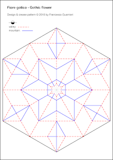 Origami CP, Fiore gotico - Gothic Flower by Fancesco Guarnieri