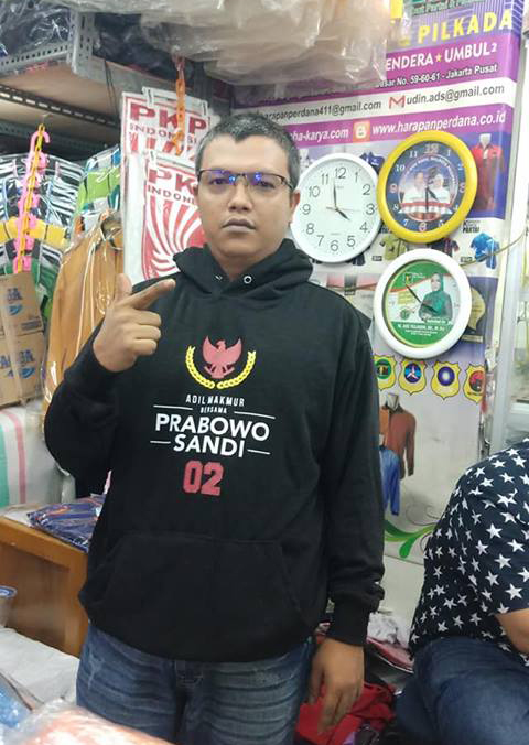 JAKET PRABOWO SANDI NOMOR 2 REDY STOK 