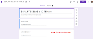 SOAL ONLINE PAS KELAS 5 SD TEMA 8 SEMESTER 2 