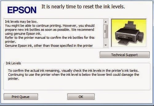 Cara Reset Printer Epson L Series  Secara Manual Tanpa Software