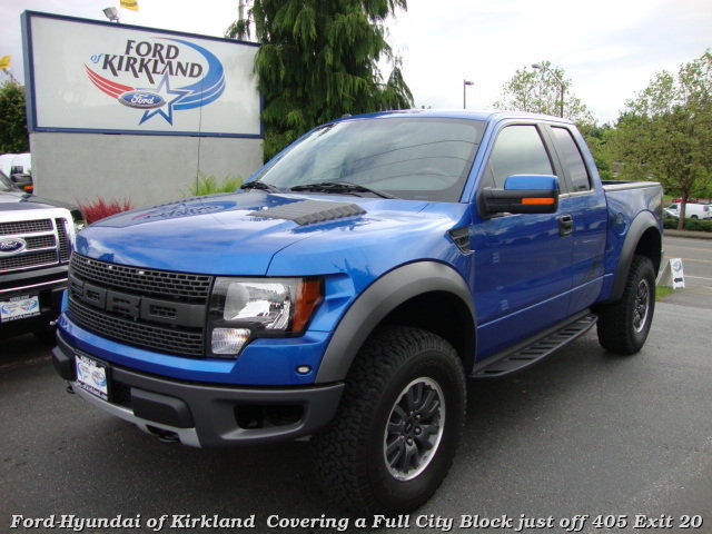 The 2010 Ford F-150 SVT Raptor with an available all-new 6.2-liter V-8 