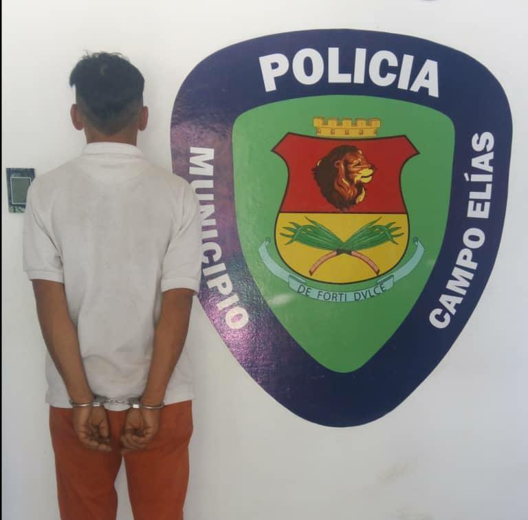 Policía de Campo Elías arrestó a un solicitado en Ejido