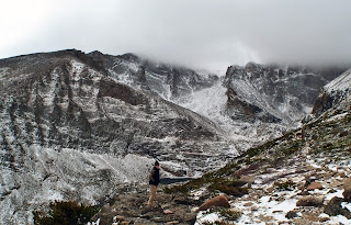 Hiking to Chasm Lake Rocky Mountain National Park