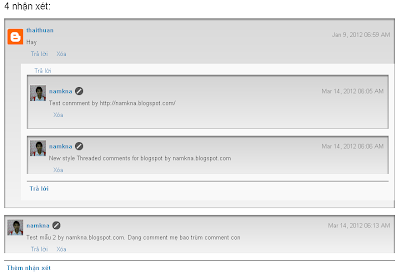 Tổng hợp các Style Làm đẹp Threaded comments của blogspot - by: http://namkna.blogspot.com/