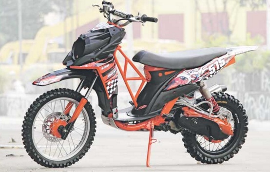 5 Modifikasi Motor Mio Yang Paling Di Gandrumi Anak Muda Masa Kini,modifikasi motor mio,modifikasi mio sporty,modif mio,mio modifikasi,motor drag mio