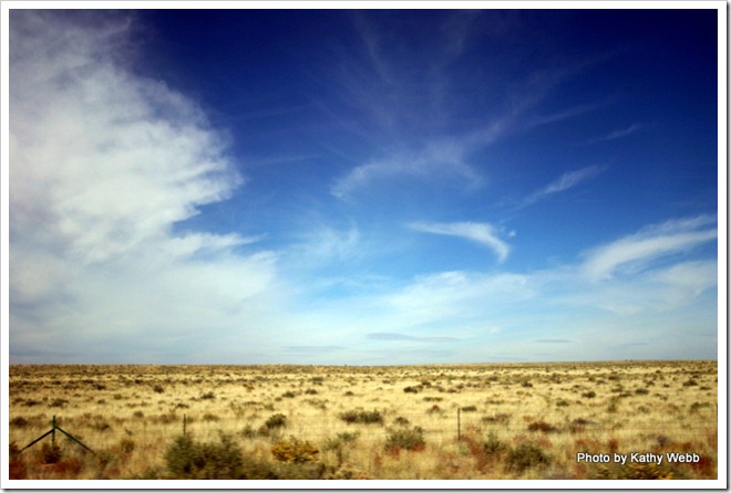 Wide open spaces in eastern Arizona along I-40 Wide open spaces in eastern Arizona along I-40