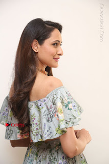 Actress Pragya Jaiswal Stills in Floral Dress at turodu Interview  0038.JPG