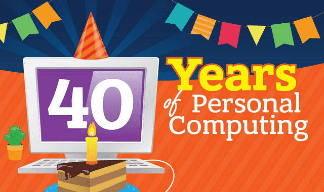 Image: 40 Years of Personal Computing #infographic