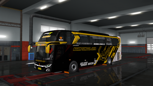 Bus Adiputro Jetbus 3 SHD by Adudu edit HINO RK8 260 by Diny