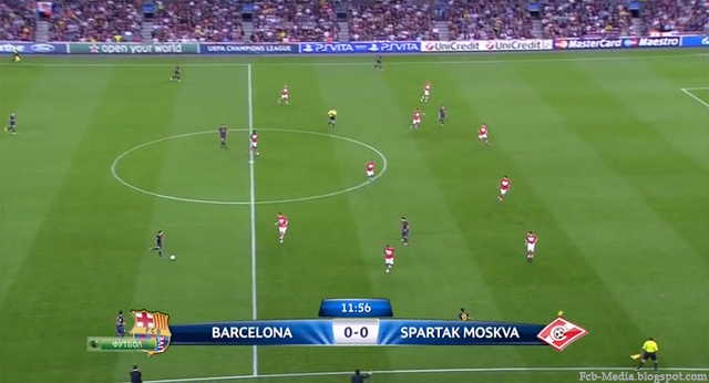 Barcelona VS Spartak Moskva 19\9\2012