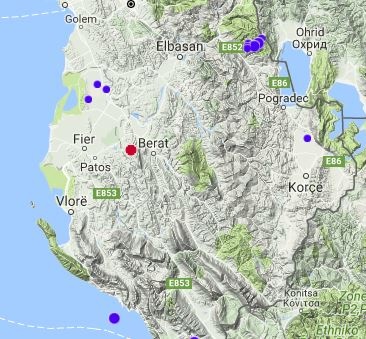 Two earthquakes hit Southern Albania