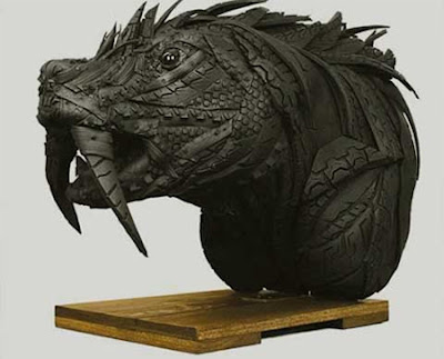 Stunning Animal Sculptures Made of Car Tires Seen On www.coolpicturegallery.us