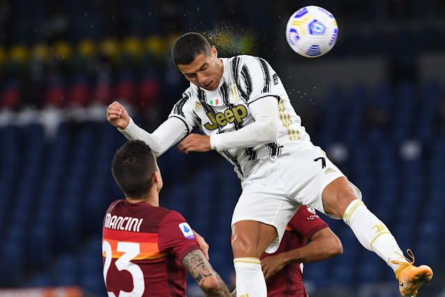 Cristiano Ronaldo scores brilliant header against Roma