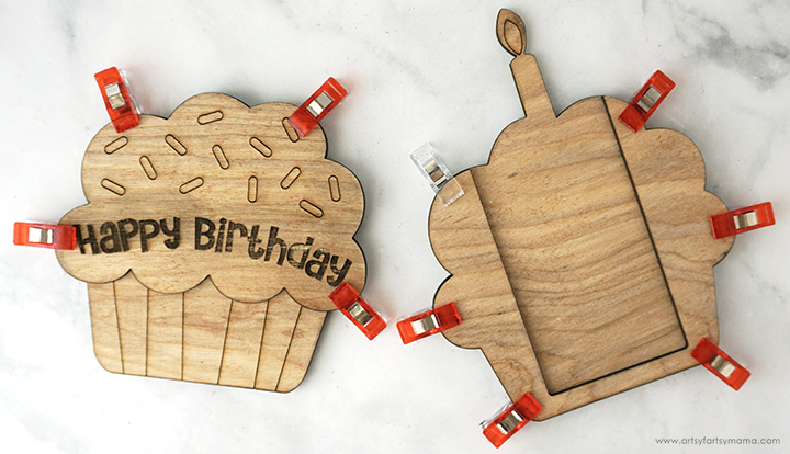 Birthday Cupcake Gift Card Holder