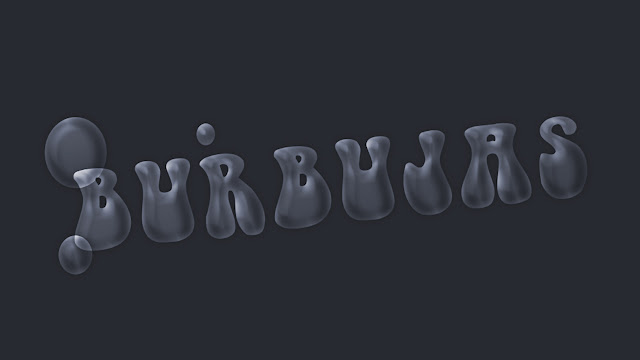 texto de burbujas con Photoshop CC