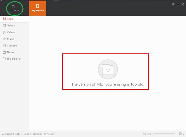  to manage your phone from a computer using a USB cable Mi PC Suite and USB connection problems: not detected and need to update your device to use Mi PC Suite