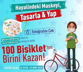 Maske Tasarla Bisiklet Kazan