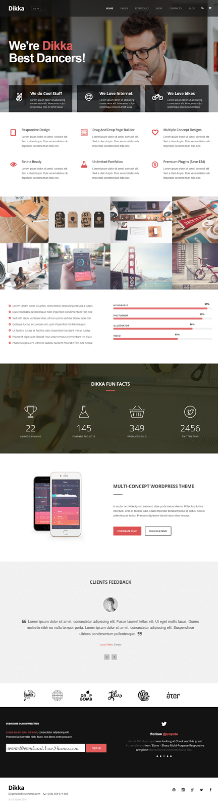 Responsive Multipurpose WordPress Theme 