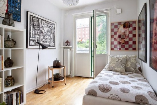 Minimalist bedroom design simple and narrow