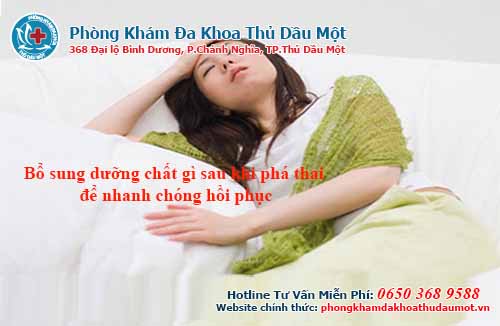 Cần bổ sung dinh dưỡng gì sau lần phá thai