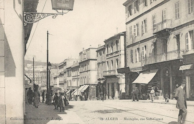 Carte postale de Mustapha, Rue Sadi-Carnot